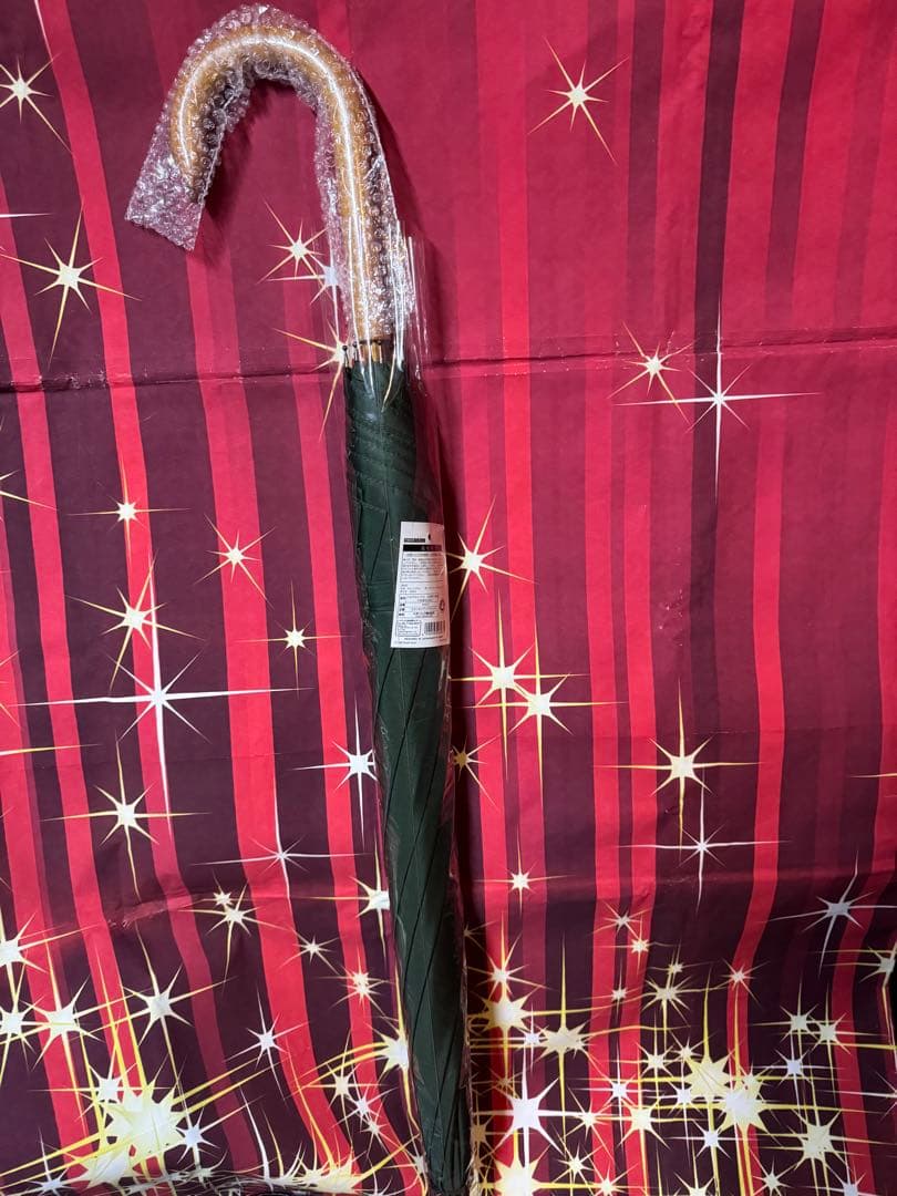 〜となりのトトロ傘〜緑色長傘 木製ハンドル 未開封