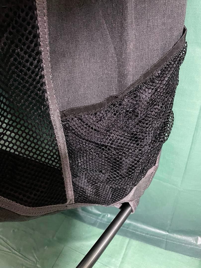 Qualzアウトドアチェア メッシュポケット付き