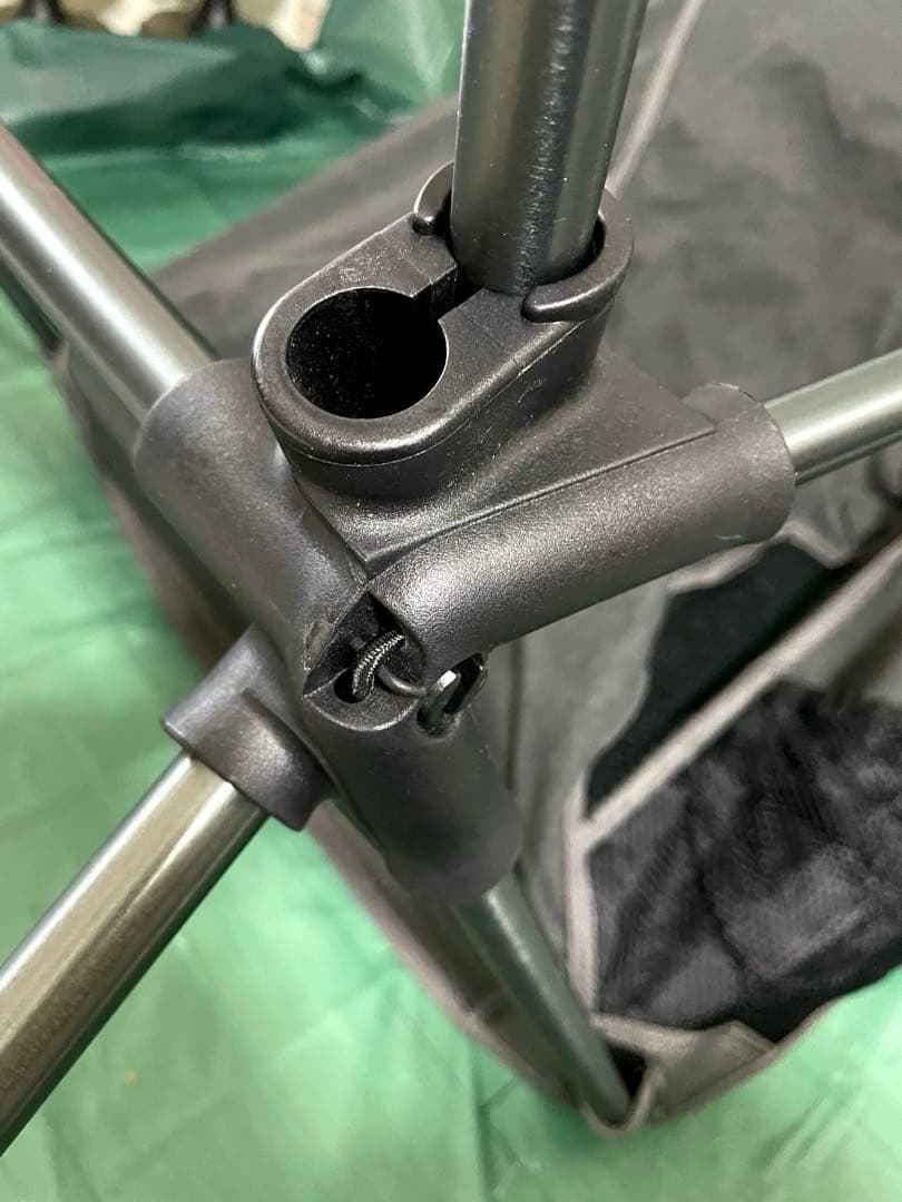 Qualzアウトドアチェア メッシュポケット付き