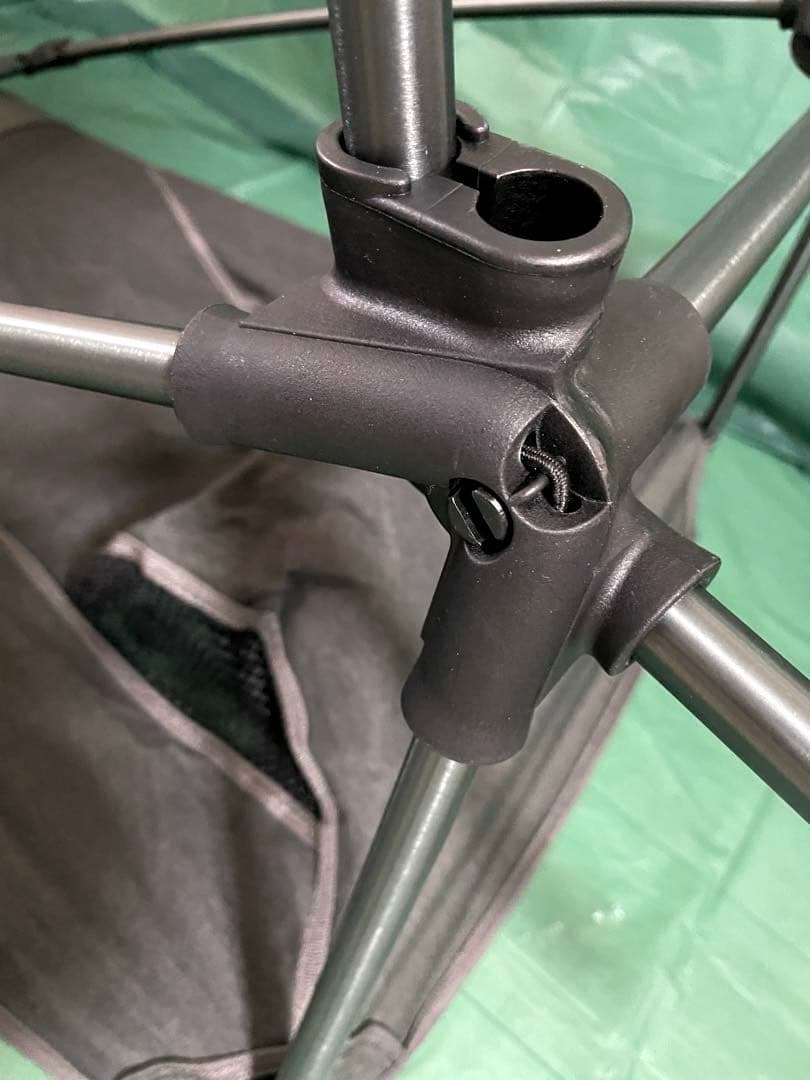 Qualzアウトドアチェア メッシュポケット付き