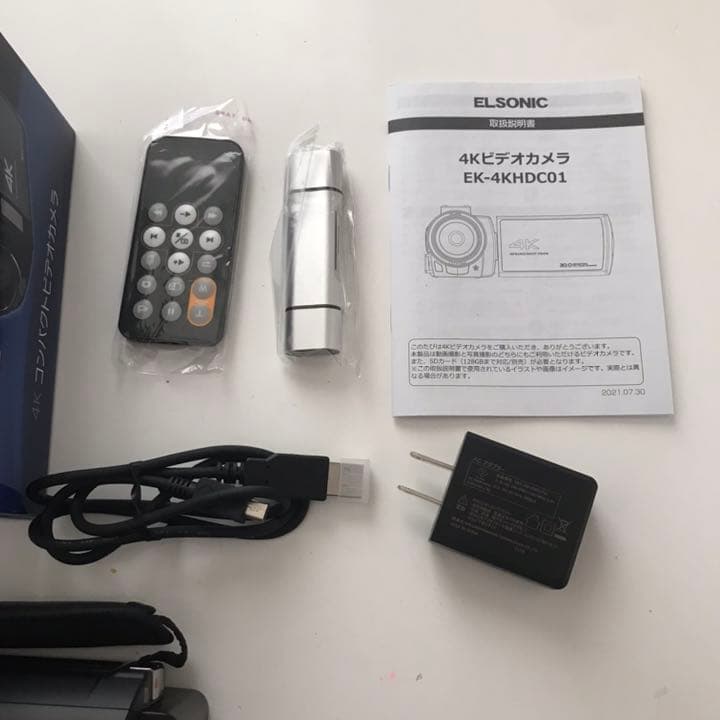 ノジマ　4K コンパクトビデオカメラ　保証期間内