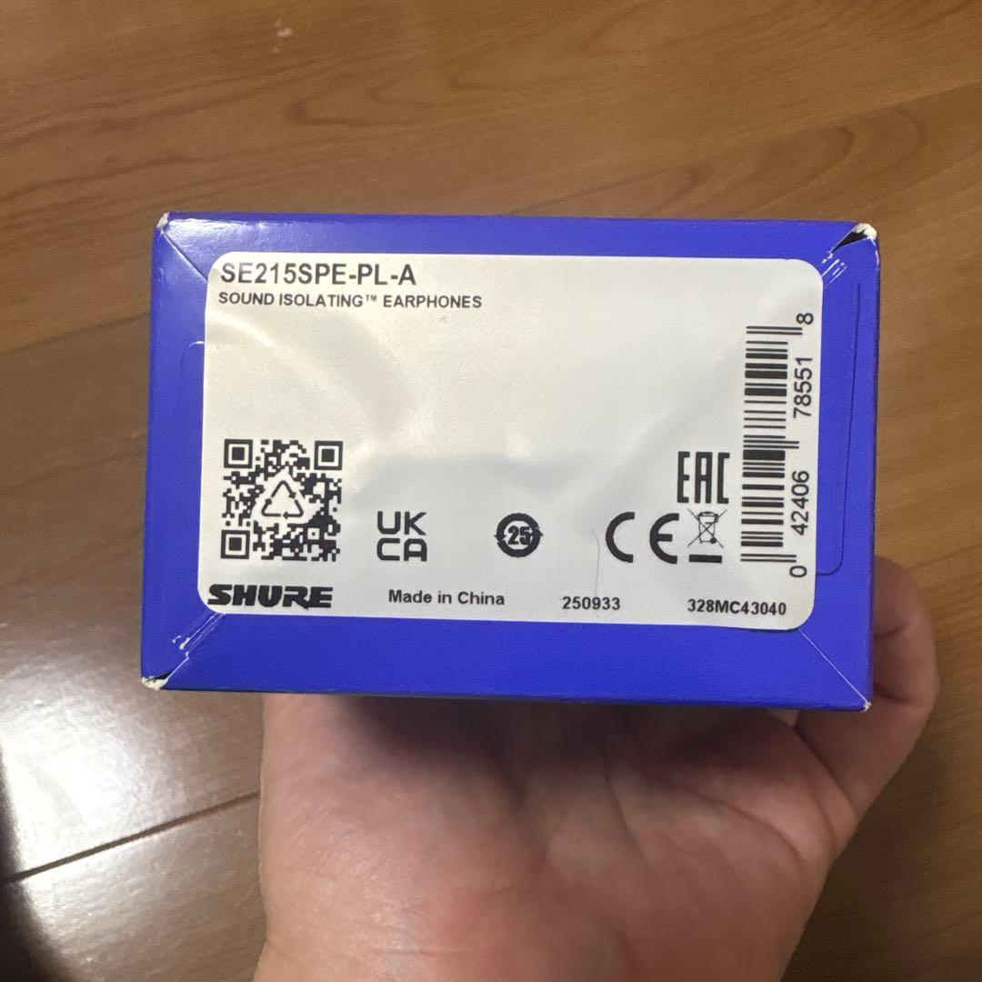 SHURE SE215 Sound Isolating イヤフォン