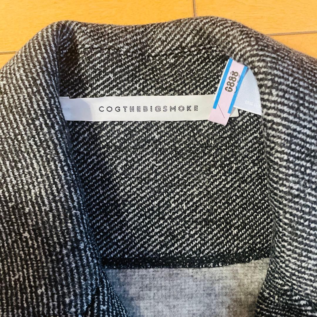 ★美品★ コグザビッグスーモーク エリザベス ペンタゴン コート グレー