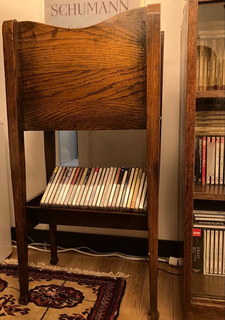 最終お値下げ⭐︎イギリスヴィンテージ木製マガジンラック