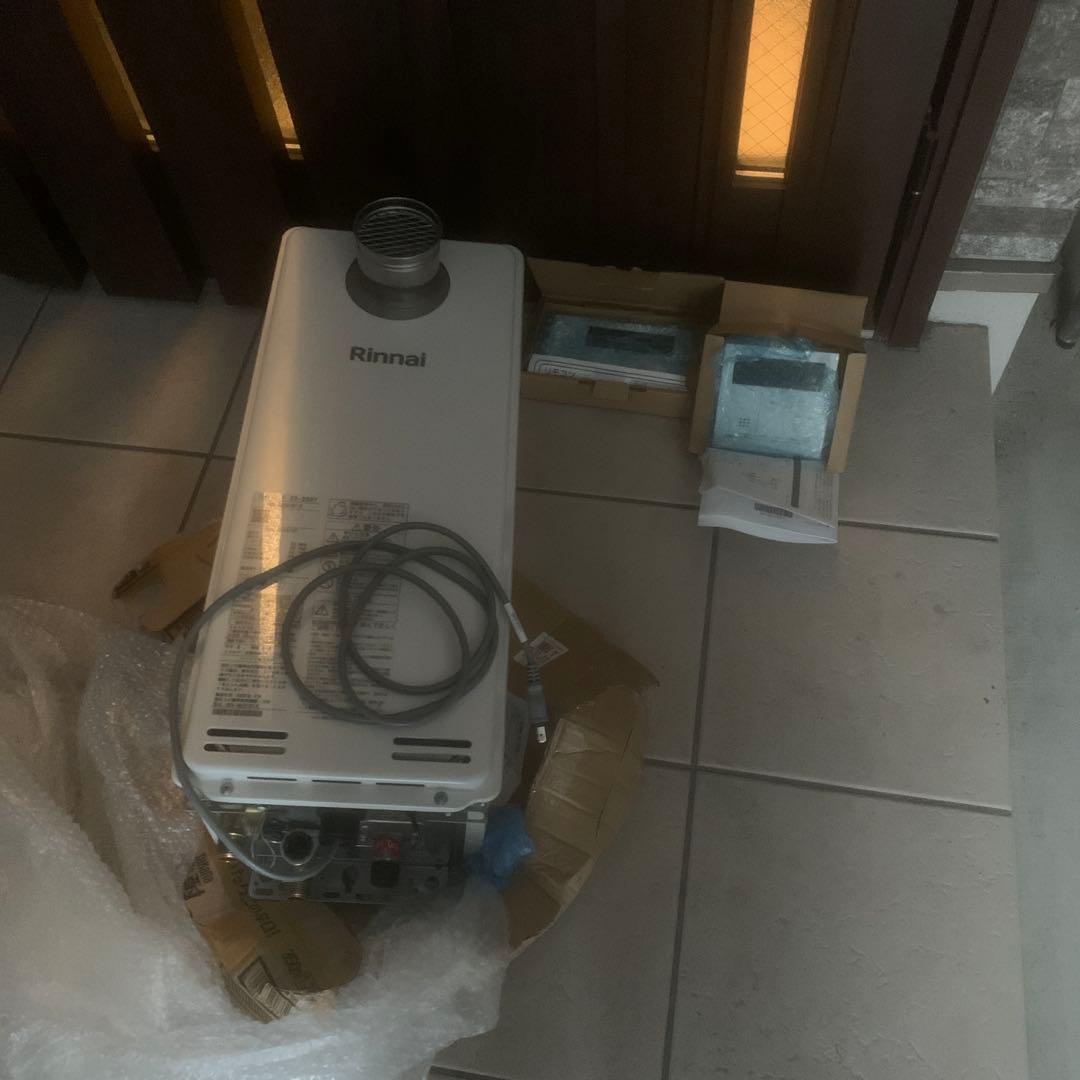 Rinnai 給湯器 20号　都市ガス　新品未使用kansya
