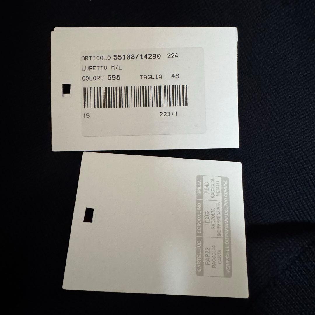 【未使用】GRAN SASSO/グランサッソ 12ゲージ モックネックニット