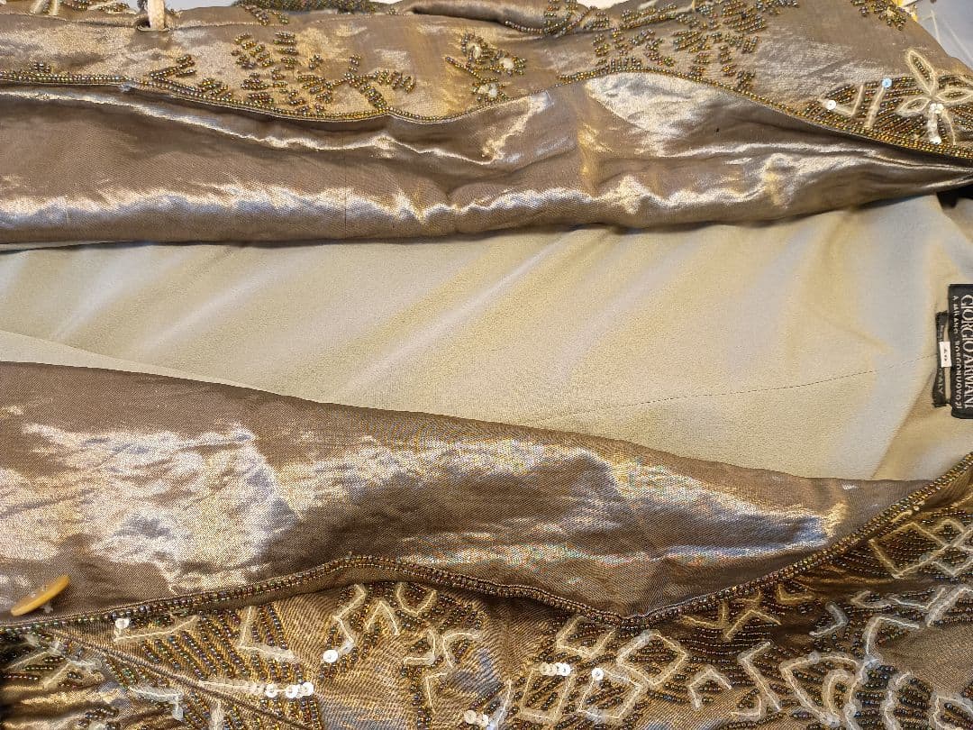 Giorgio ARMANI ジョルジオ アルマーニ 刺繍とビーズのジャケット