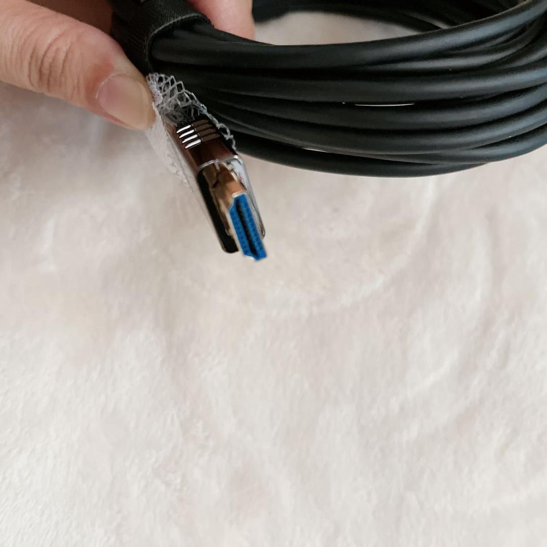 ♪HDMI 光ファイバーケーブル 5m 4K UHD対応 2.0 AOC