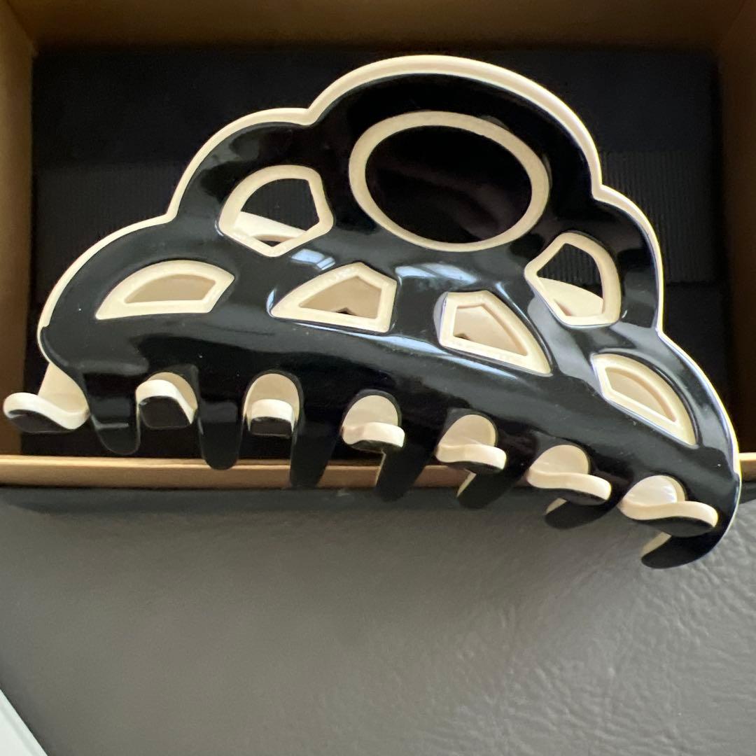 ALEXANDRE DE PARIS ヘアクリップ 黒と白