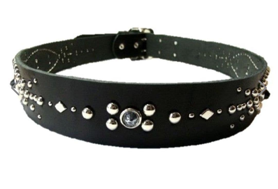 栃木レザー　スタッズベルト