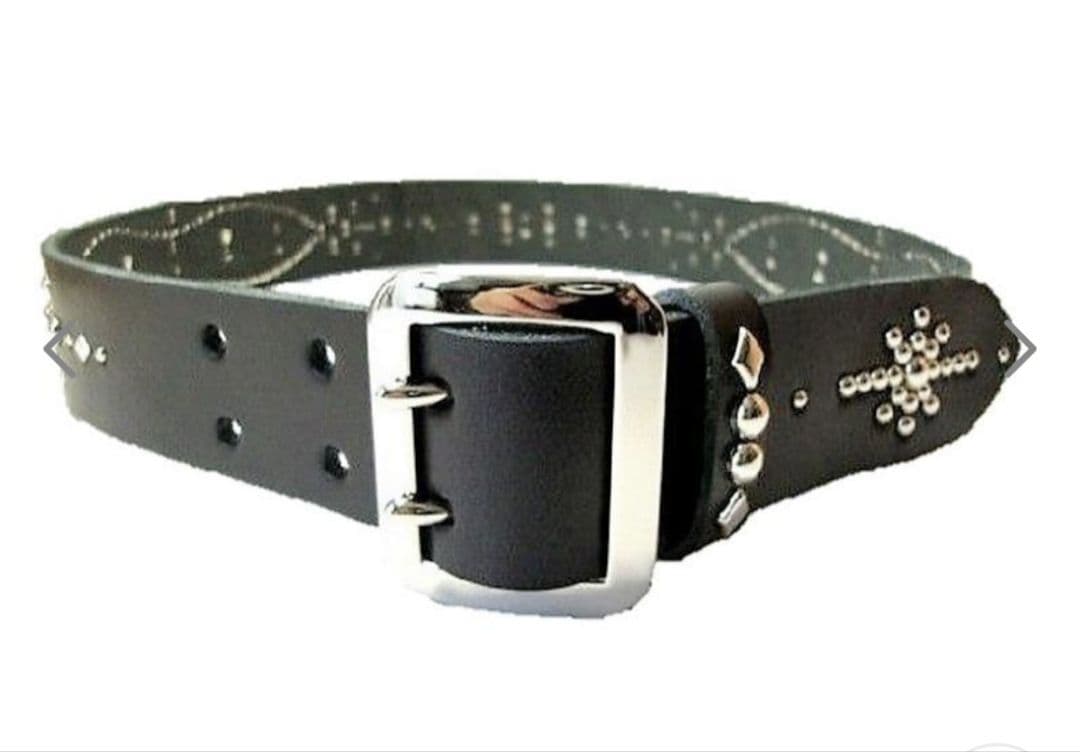栃木レザー　スタッズベルト