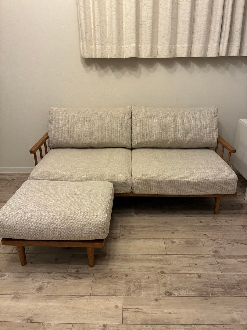 unico SIAL(シアル)　カバーリングソファ 2.5シーター・オットマン