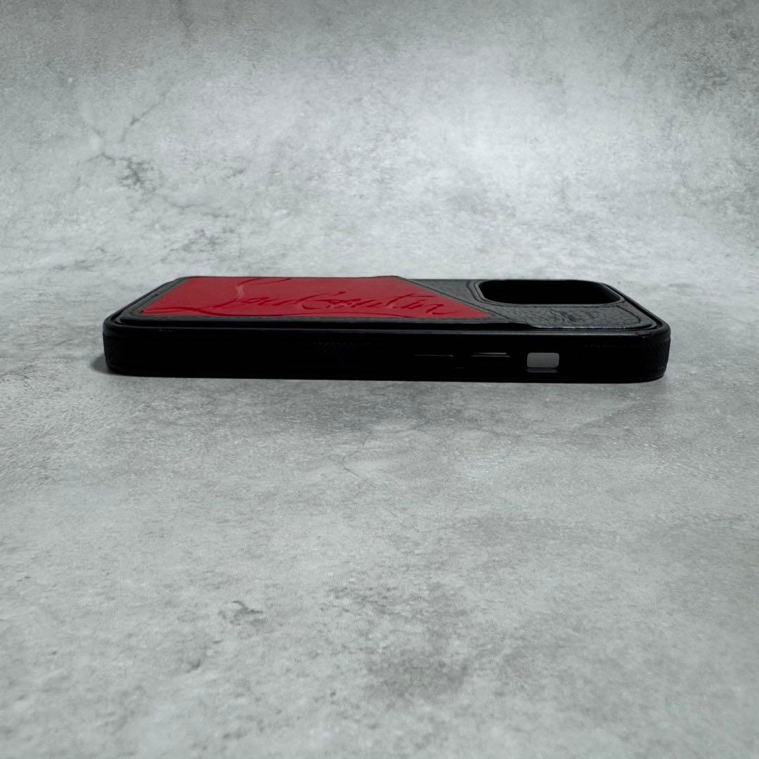 ✨美品✨クリスチャンルブタン iPhone13Proケース ラバー レザー