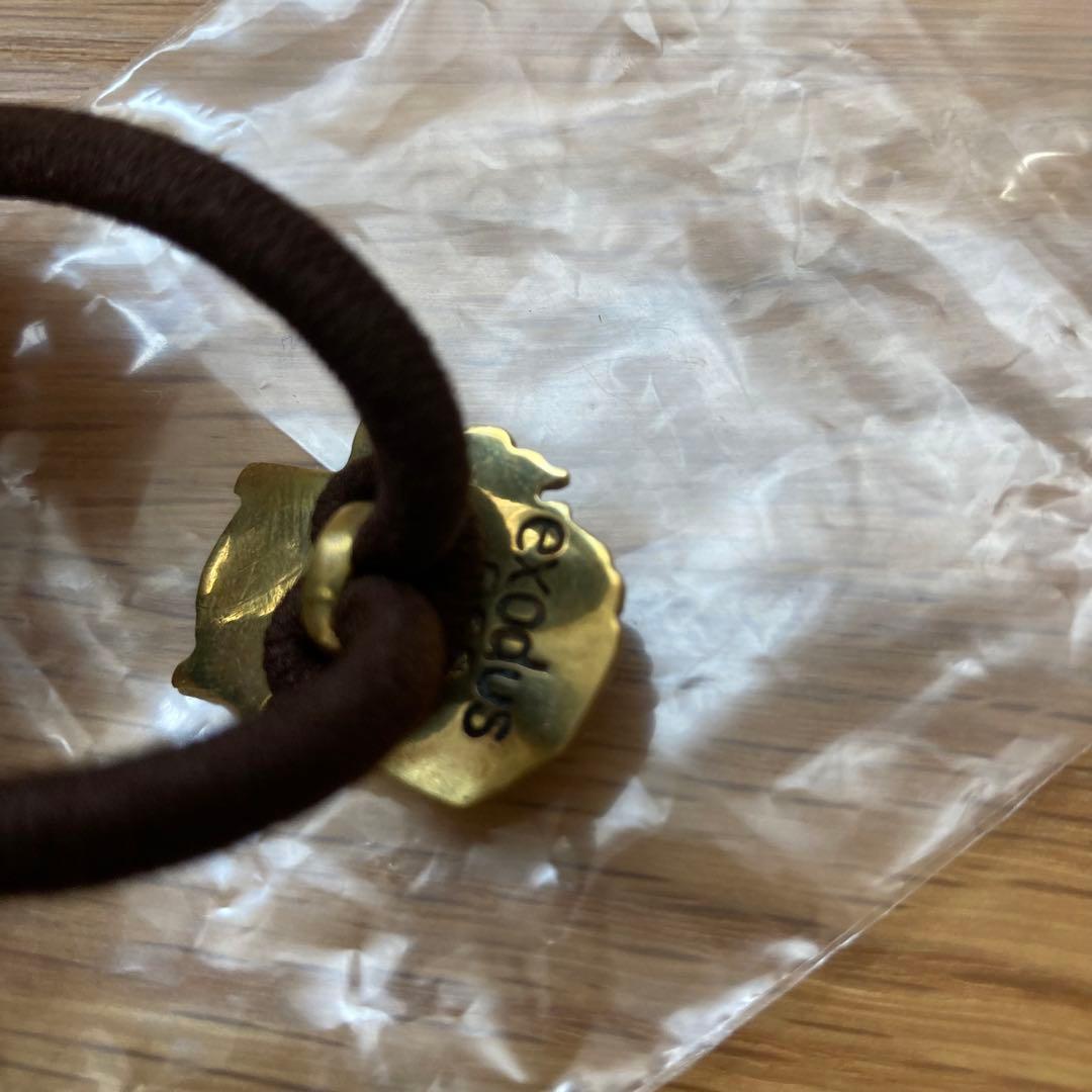 exodus エクソダス　ヘアゴム　真鍮