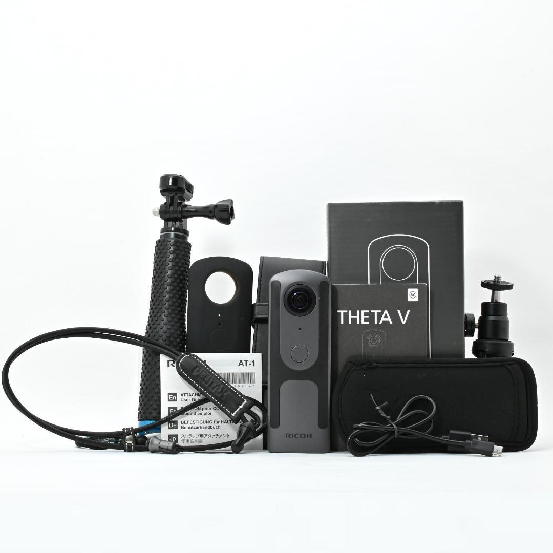 ★付属品多数★美品★RICOH THETA V 箱 説明書 ケーブル付