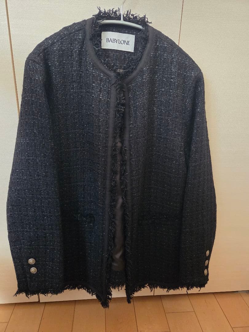 BABYLONE ツイードジャケット ブラック 柳橋唯さんコラボ
