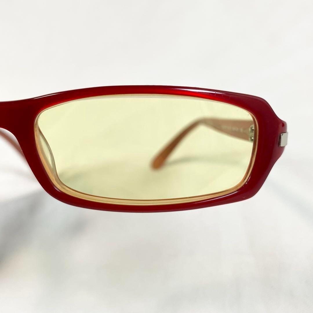 archive miumiu ミュウミュウ サングラス スクエア レッド ロゴ