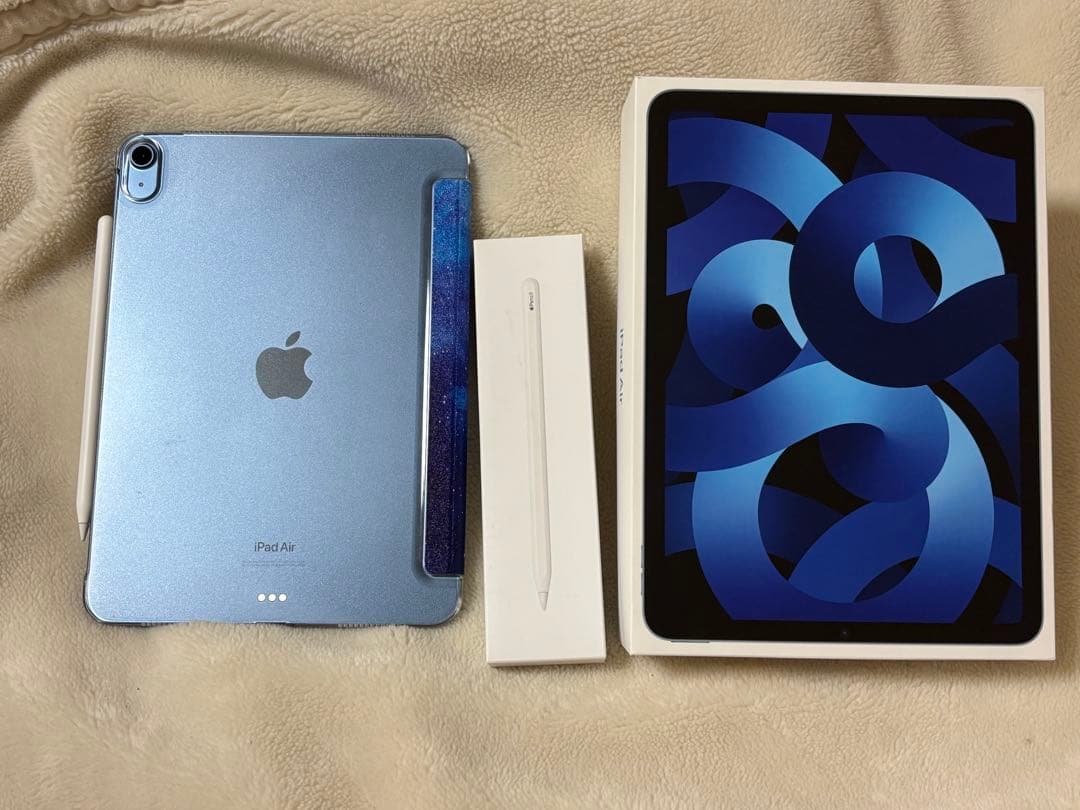 iPad Air & Apple Pencilセット（星空カバー付き）
