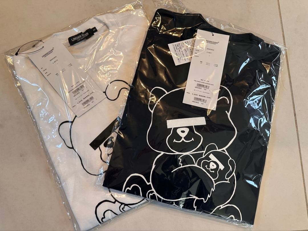 UNDERCOVER 目隠しベアTシャツ 2点　サイズ1 新品