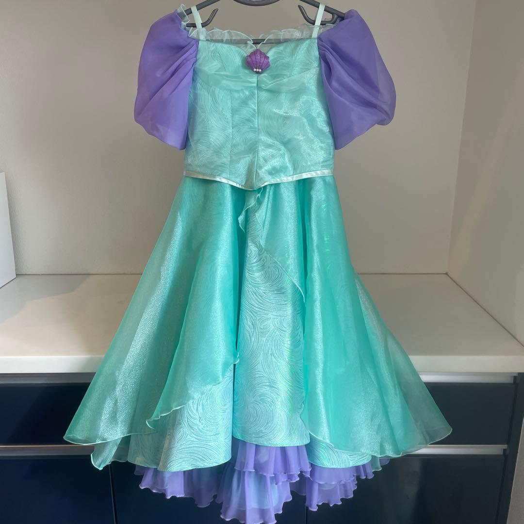 ディズニー アリエル　ドレス　ビビディバビディブティック　130