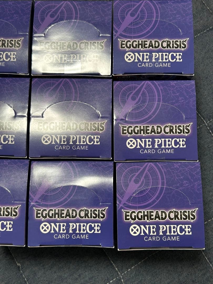 ワンピースカード エッグヘッドクライシス 未開封9BOX テープ付き