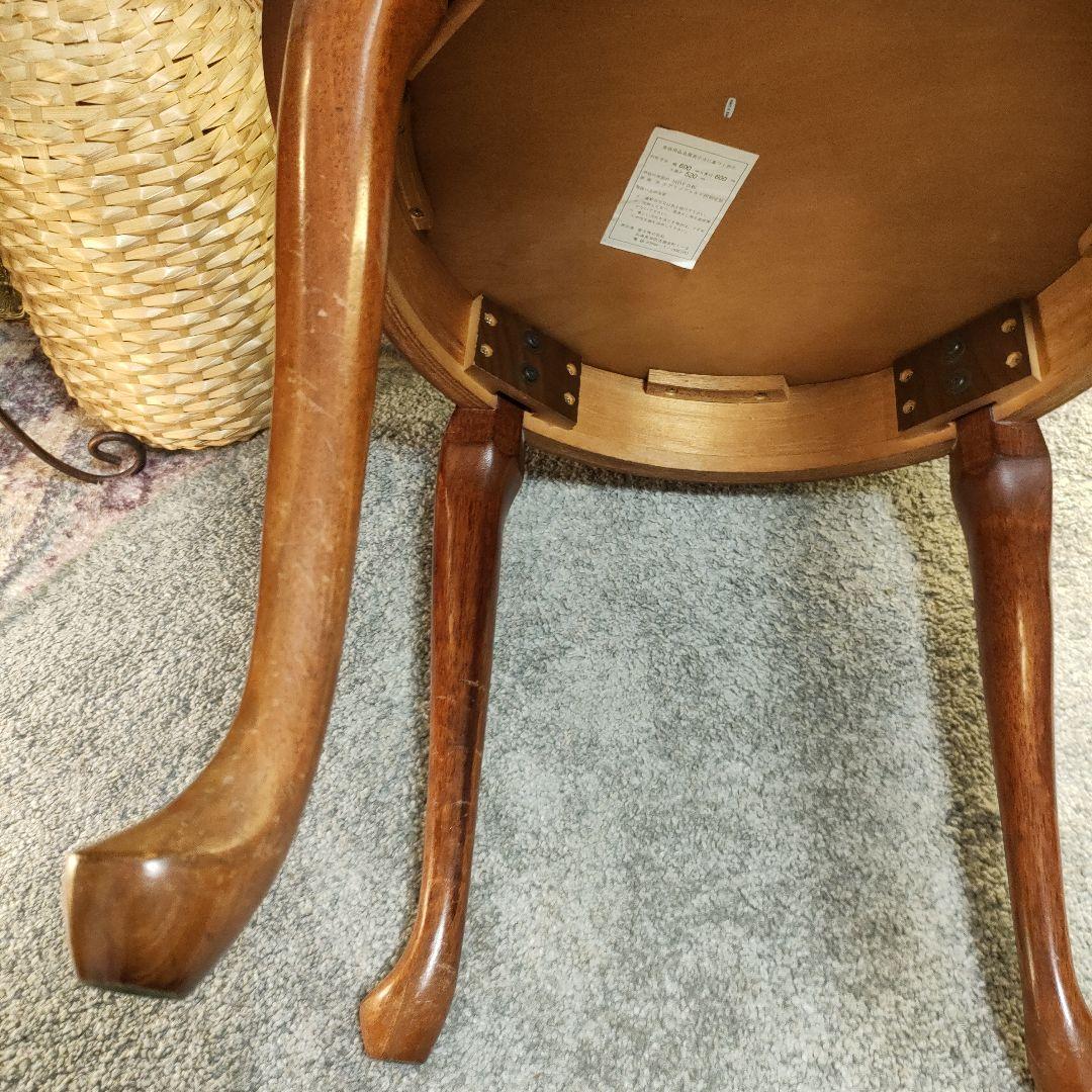 アンティーク調 サイドテーブル 装飾 猫脚