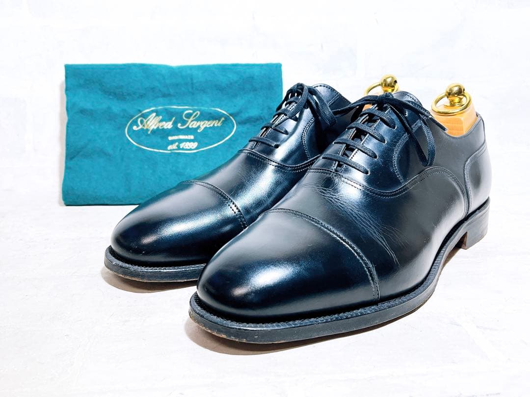 イギリス製【極美品】アルフレッドサージェント 高級 ストレートチップ UK7