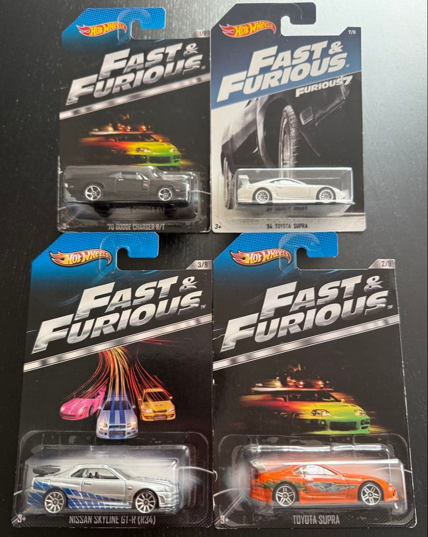 ホットウィール ワイスピ 4台セット