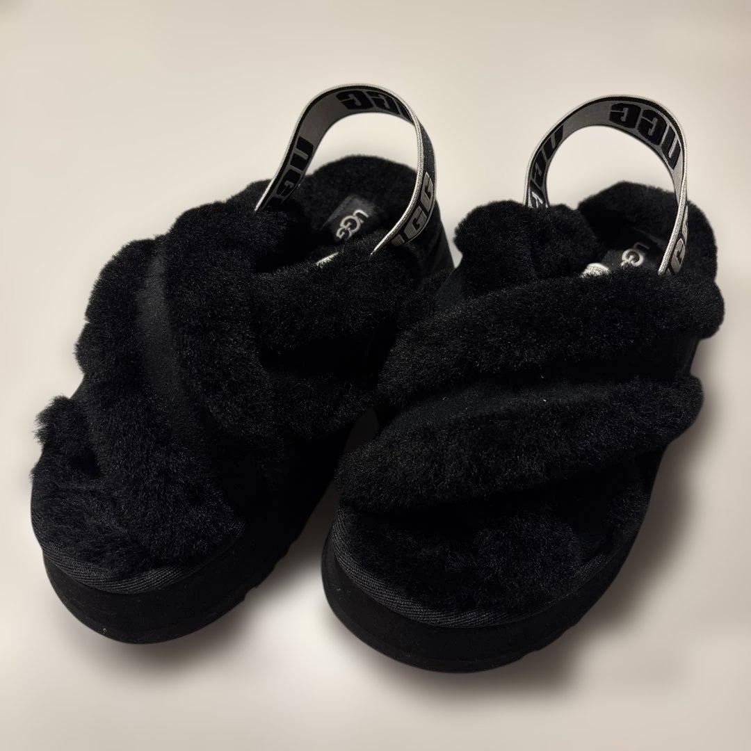 UGG サンダル モコモコ ファー 22cm