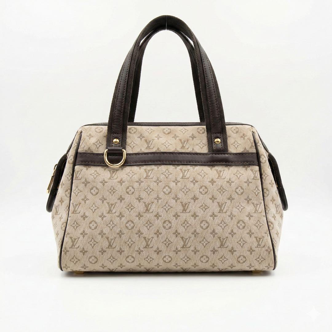 ルイヴィトン モノグラム・ミニ・ラン ジョセフィーヌPM ハンドバッグ カーキ