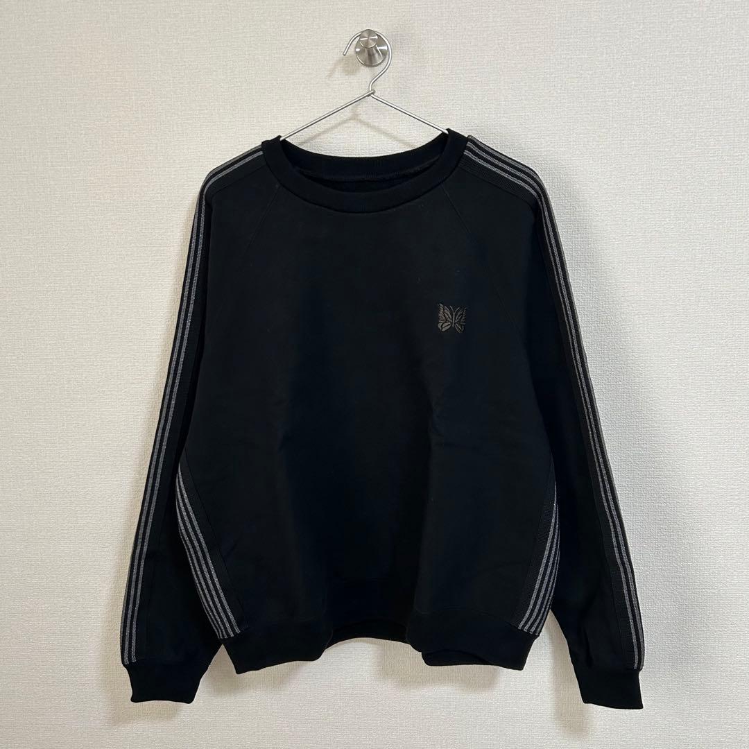 needles JS 別注　24aw トラッククルーネックスウェット　ブラック