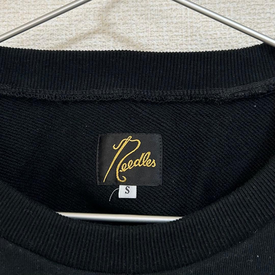 needles JS 別注　24aw トラッククルーネックスウェット　ブラック