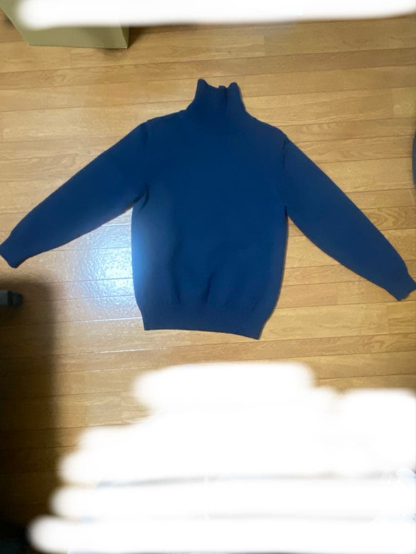 BATONER ネイビー タートルネックセーター サイズ2