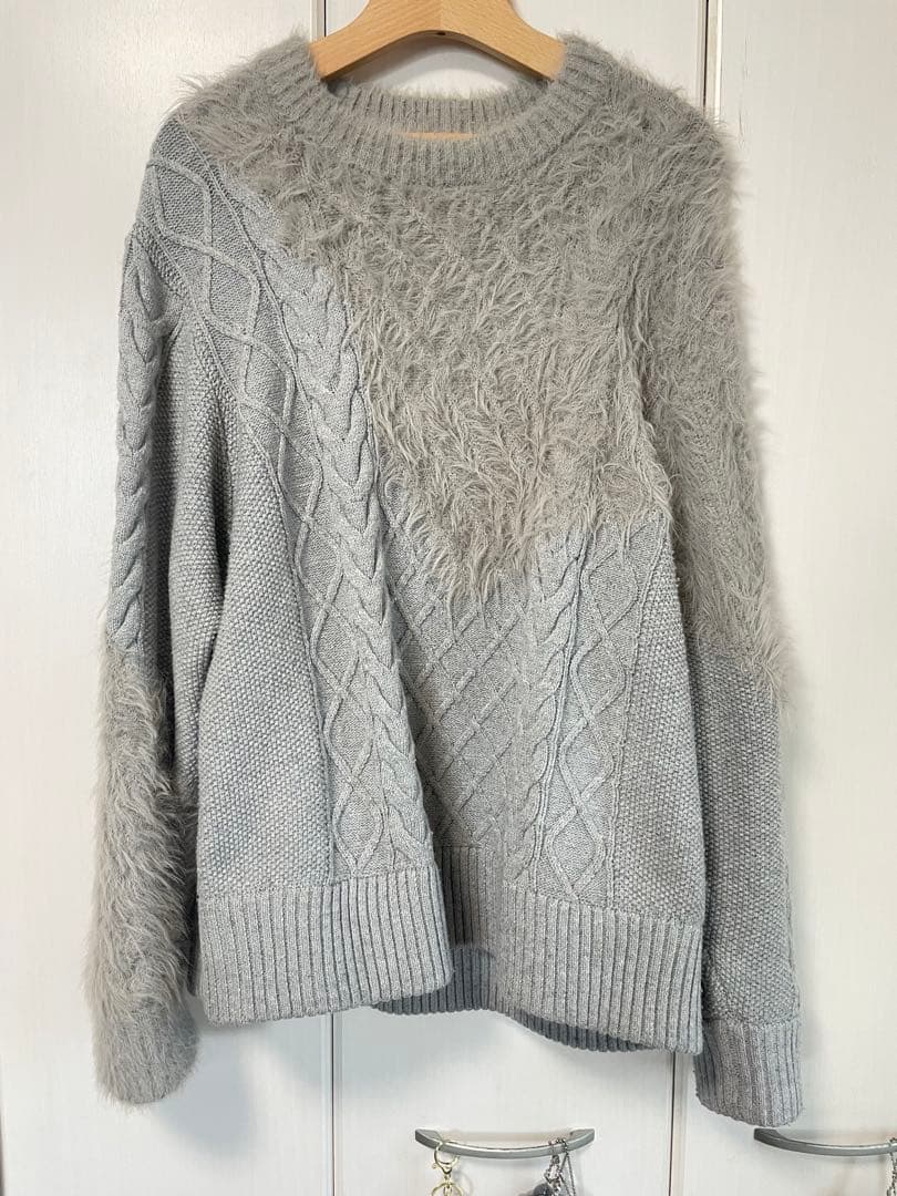 メゾンスペシャル　Crew Neck Knit Pullover