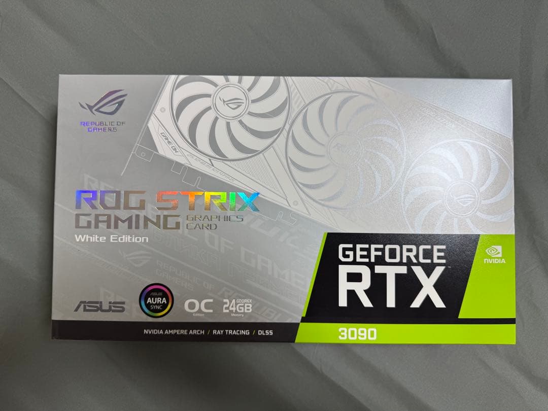 グラフィックボード・グラボ・ビデオカード ROG STRIX RTX3090 OC 24G WHITE