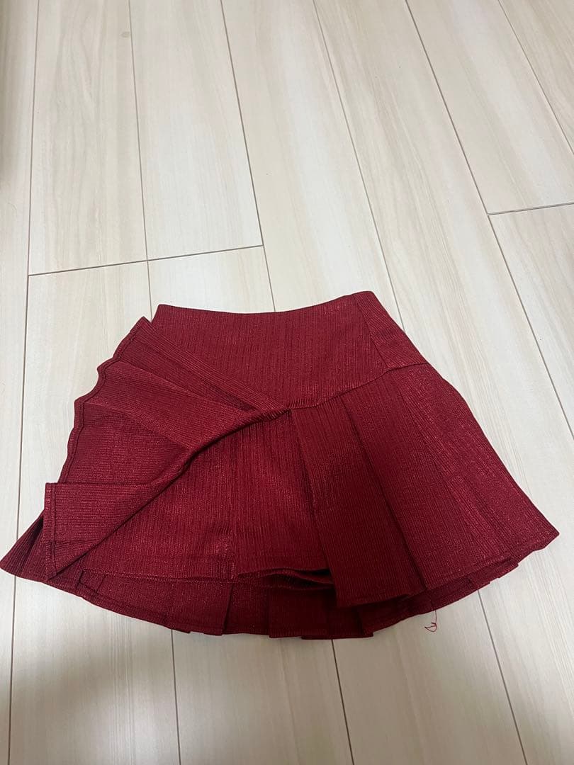 ROBE de FLEURS レッド セットアップドレス