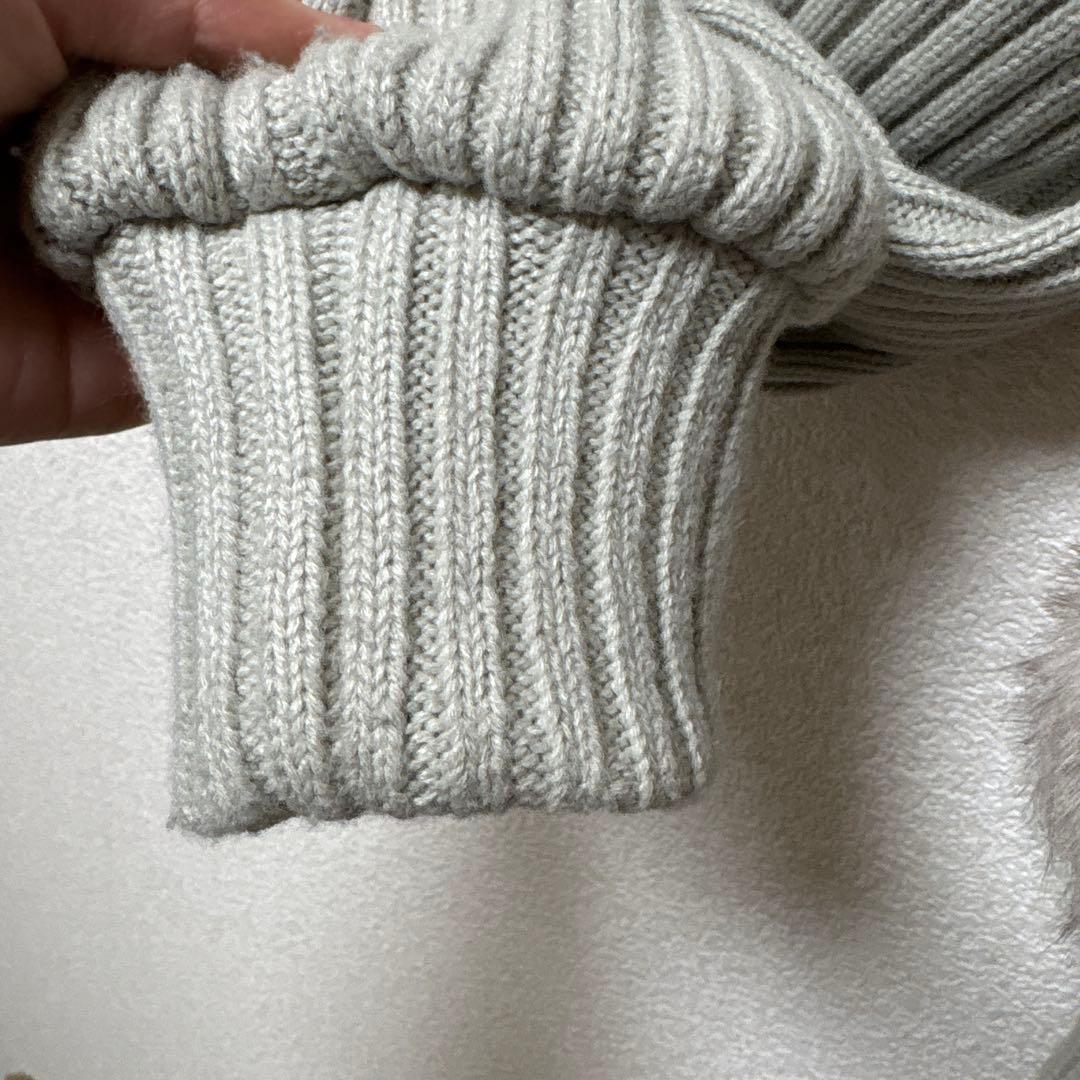 ラグアジェム laguagem CABLE KNIT FAUX FUR ブルゾン