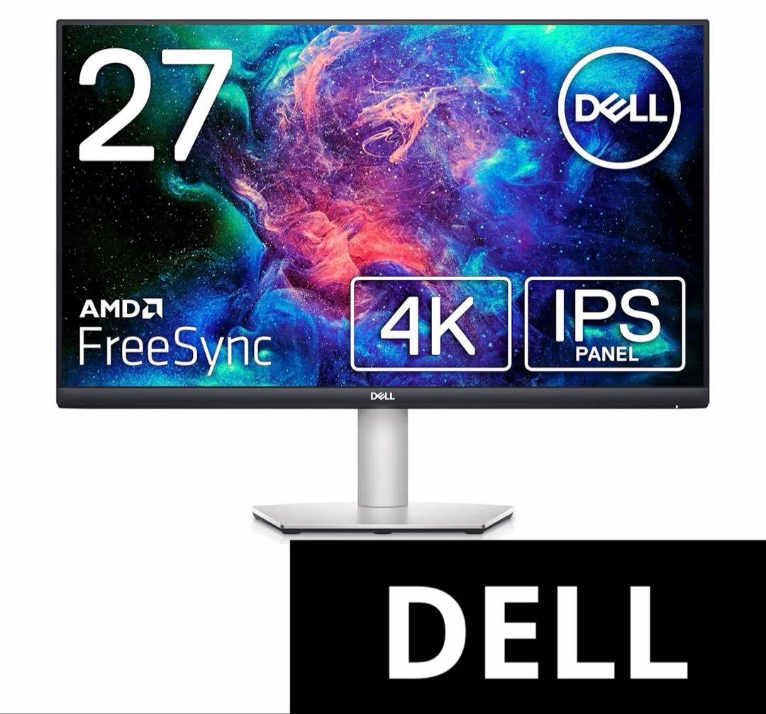 【動作確認済】ほぼ未使用） Dell S2721QS 27インチ 4K モニター