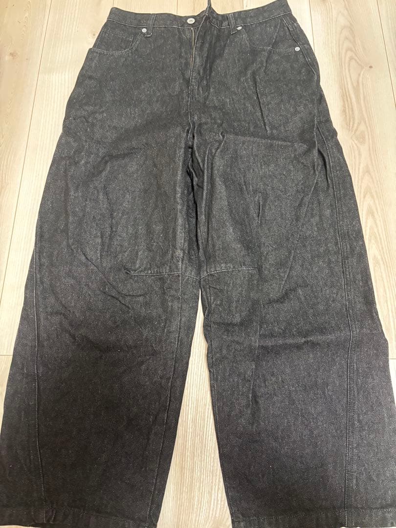 NoREMID ブラックリジットデニムパンツ　ノーリミッド