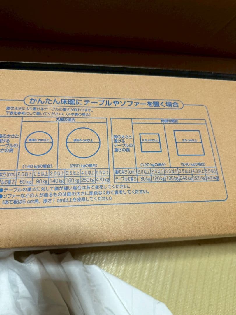 Panasonic 3畳 パナソニック かんたん床暖　DC-3V1R