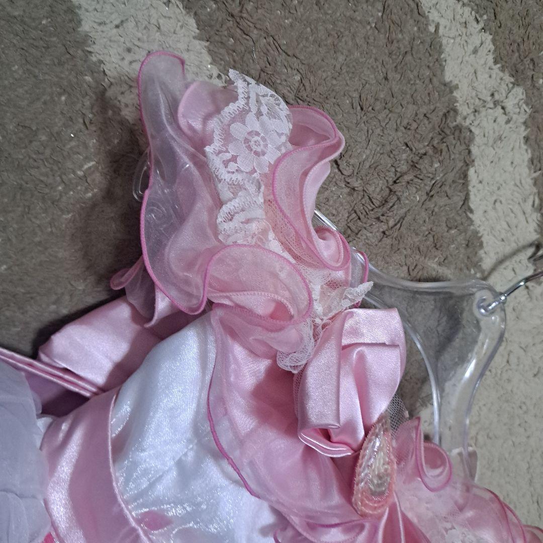 松田聖子３歳１００センチピンク フリルドレス