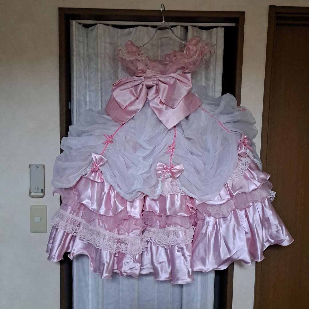 松田聖子３歳１００センチピンク フリルドレス