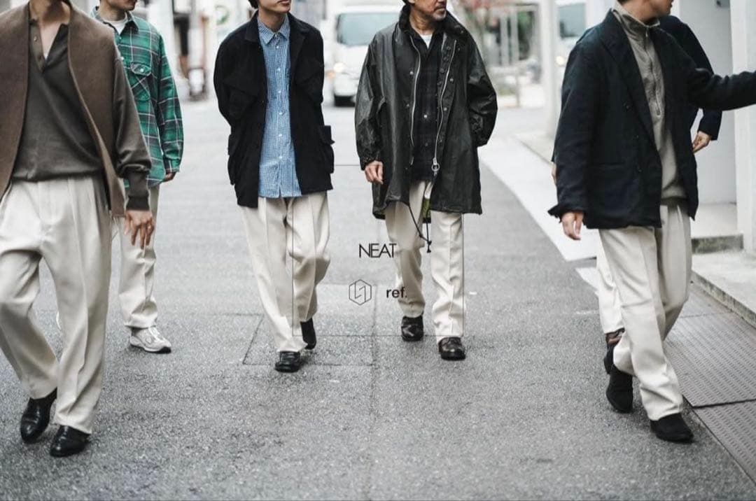 【最終値下げ】NEAT ref.別注　スラックス　アイボリー　サイズ46