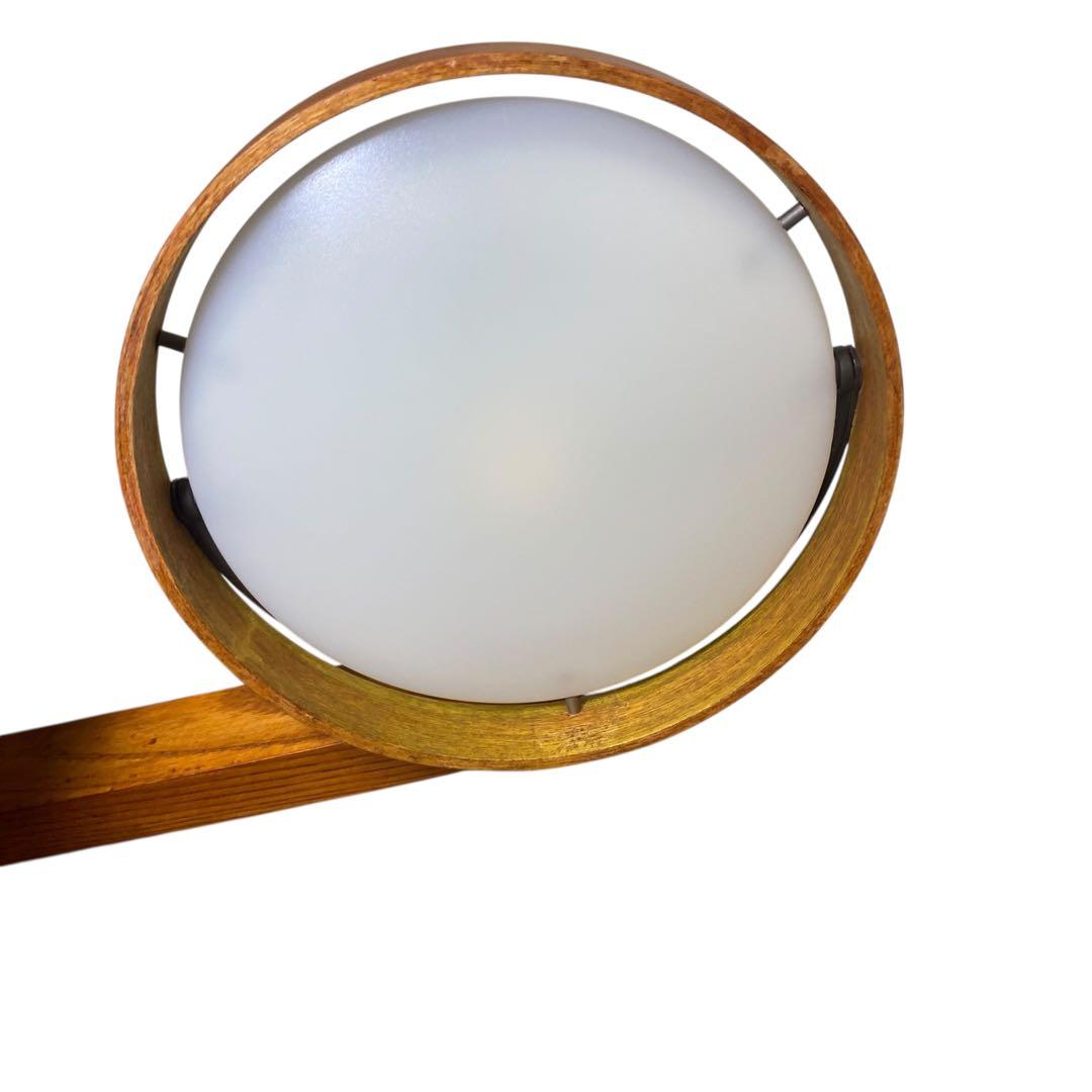 美品✨送料無料✨スワン　木製フレーム　4灯シーリングライト　おしゃれ