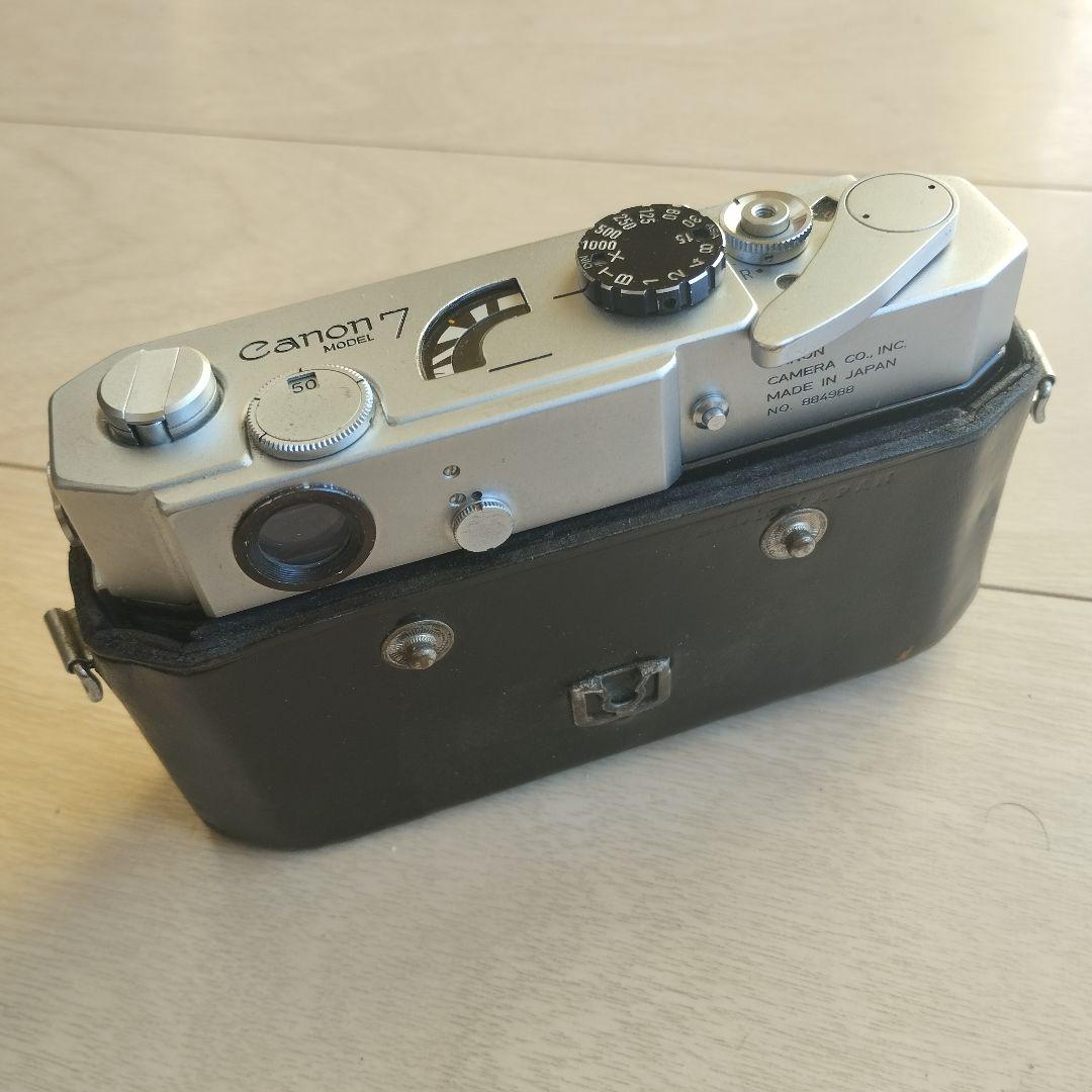 【美品】キヤノン　7　CANON 7　純正本革速写ケース付き