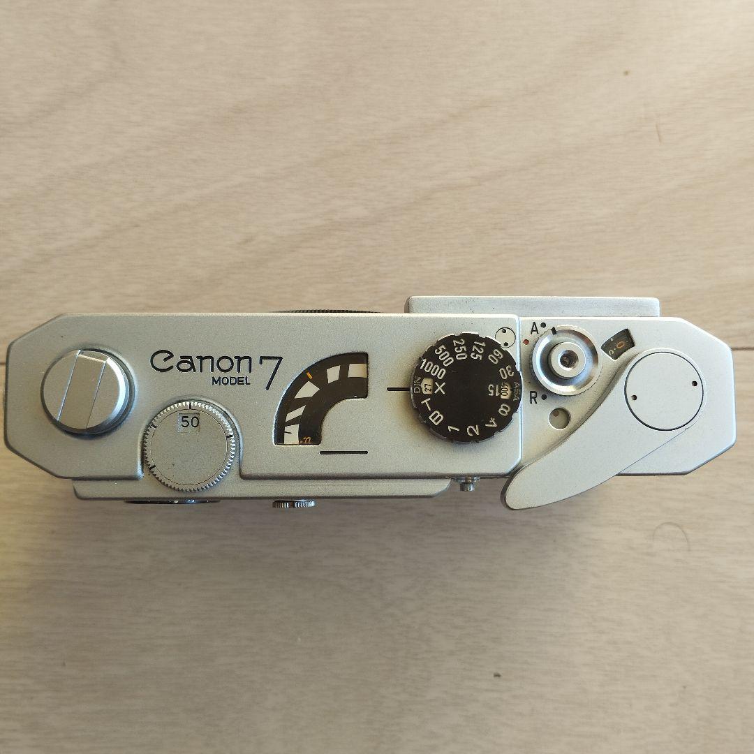 【美品】キヤノン　7　CANON 7　純正本革速写ケース付き