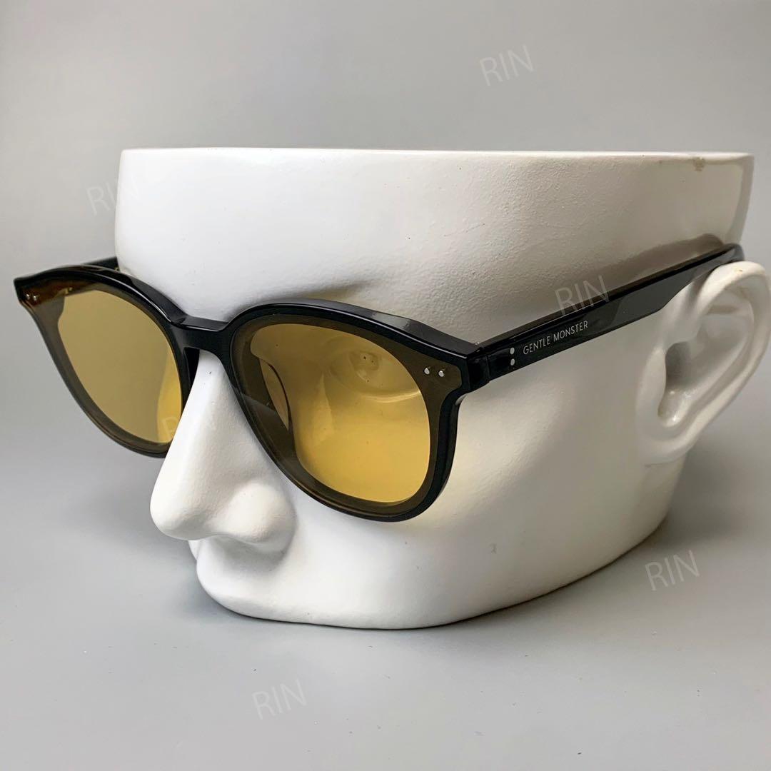GENTLE MONSTER LANG サングラス 黄色いレンズ