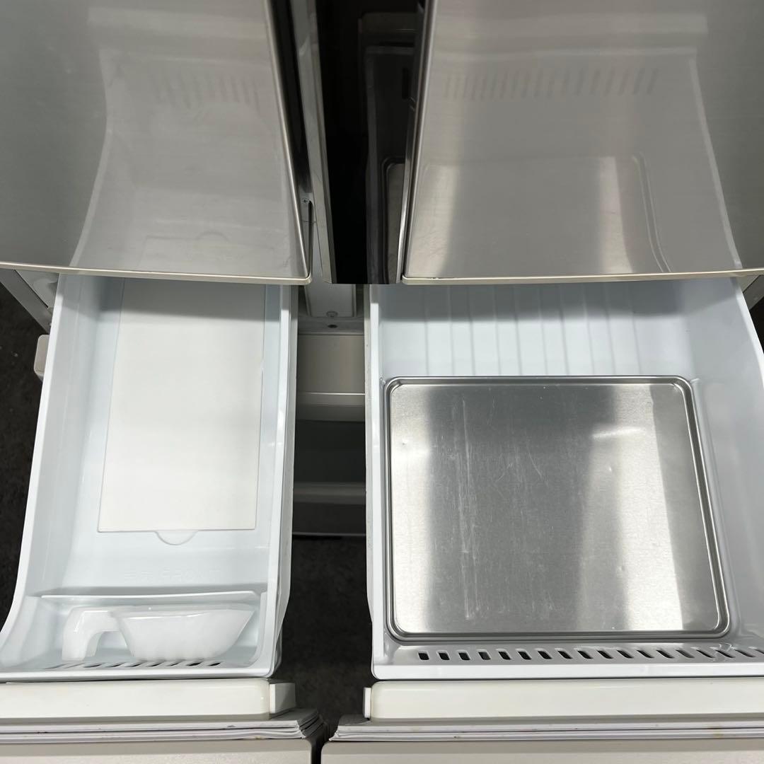 ★931　冷蔵庫　大型　パナソニック　411L　両開き　6ドア　設置無料　安い