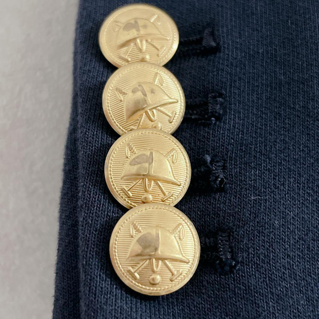 ポロラルフローレン　紺ブレ　エンブレム 刺繍 　金ボタン　ジャケット　ブレザー