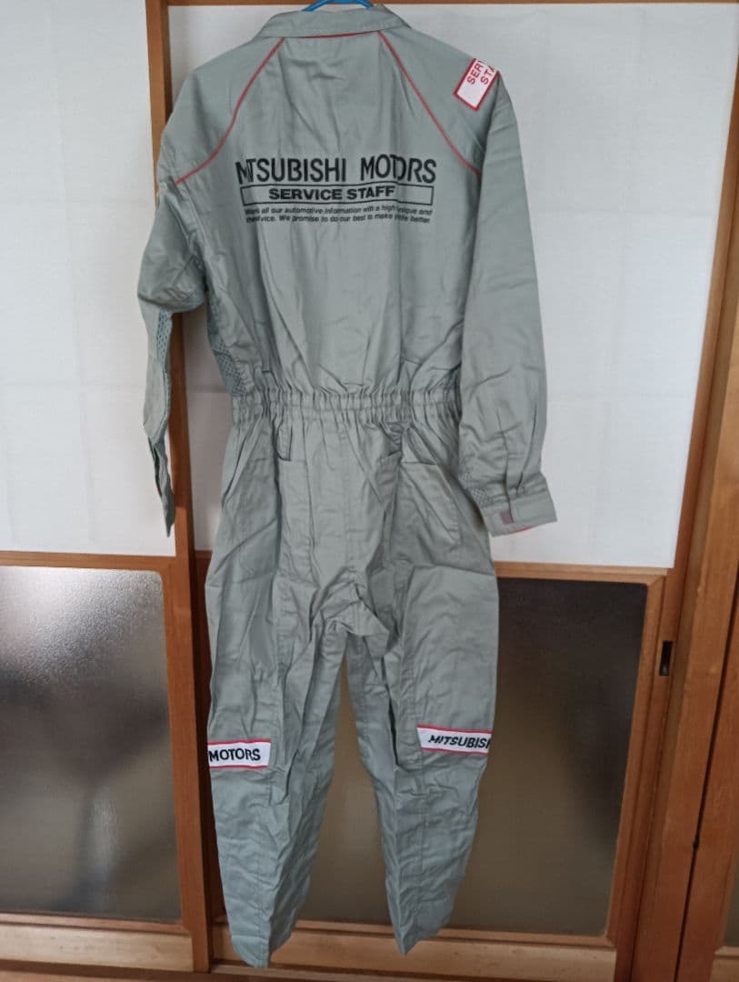 MITSUBISHI MOTORS つなぎ LLサイズ グレー 夏用